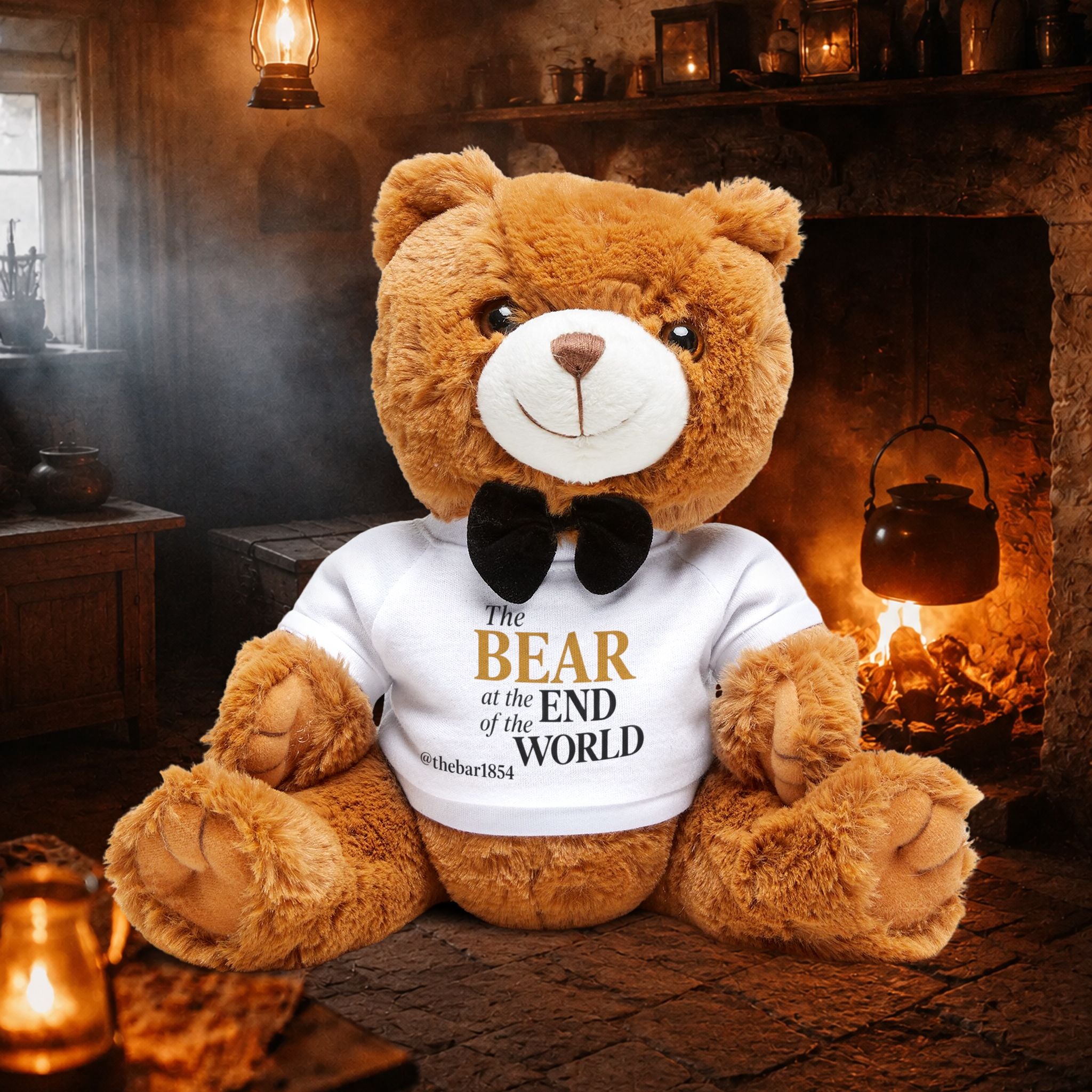 FRANKIE Plush Teddy Bear with Removable T‑Shirt